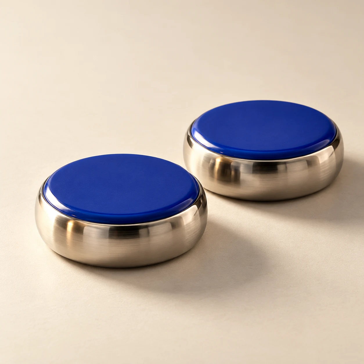Cobalt Puck Pair