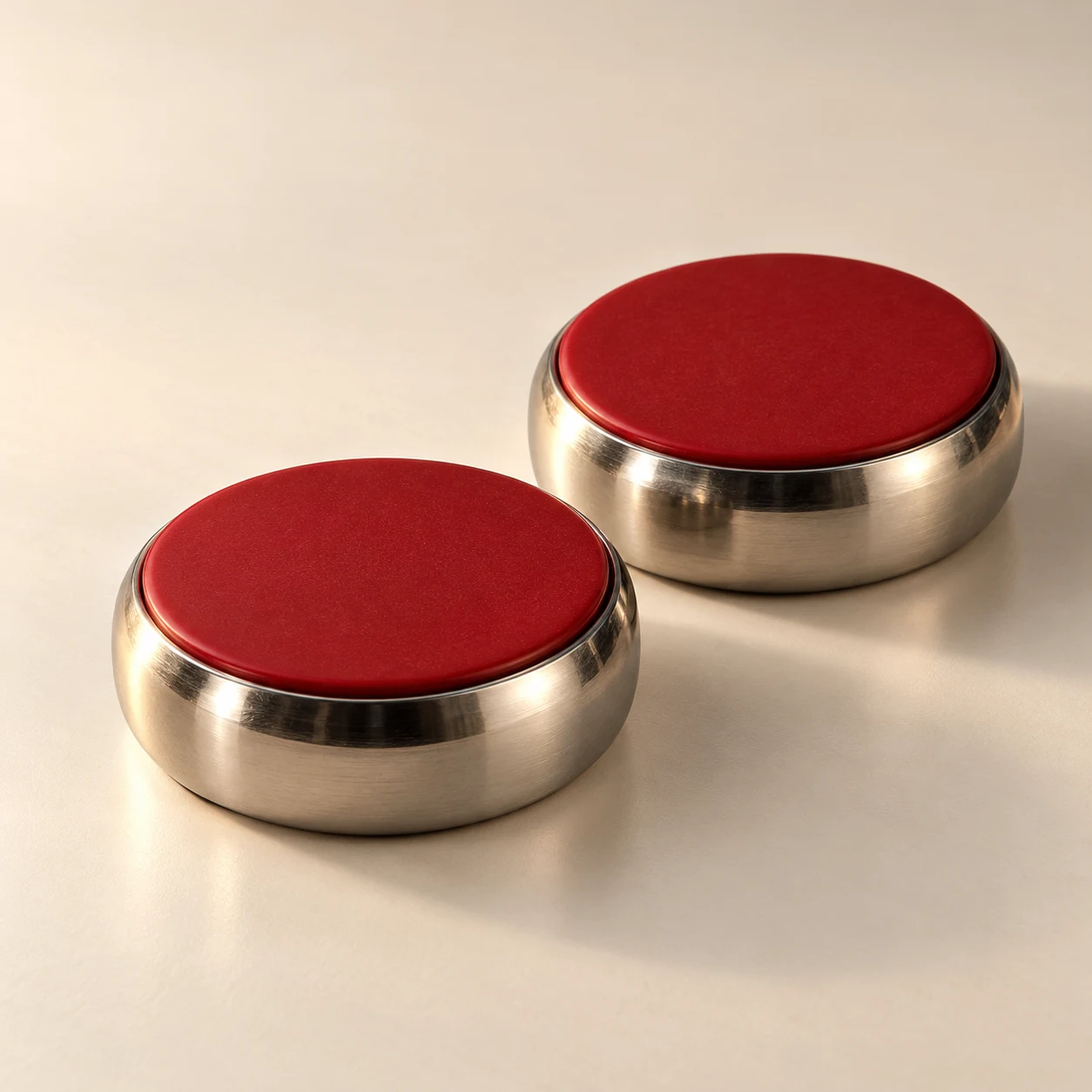 Garnet Puck Pair